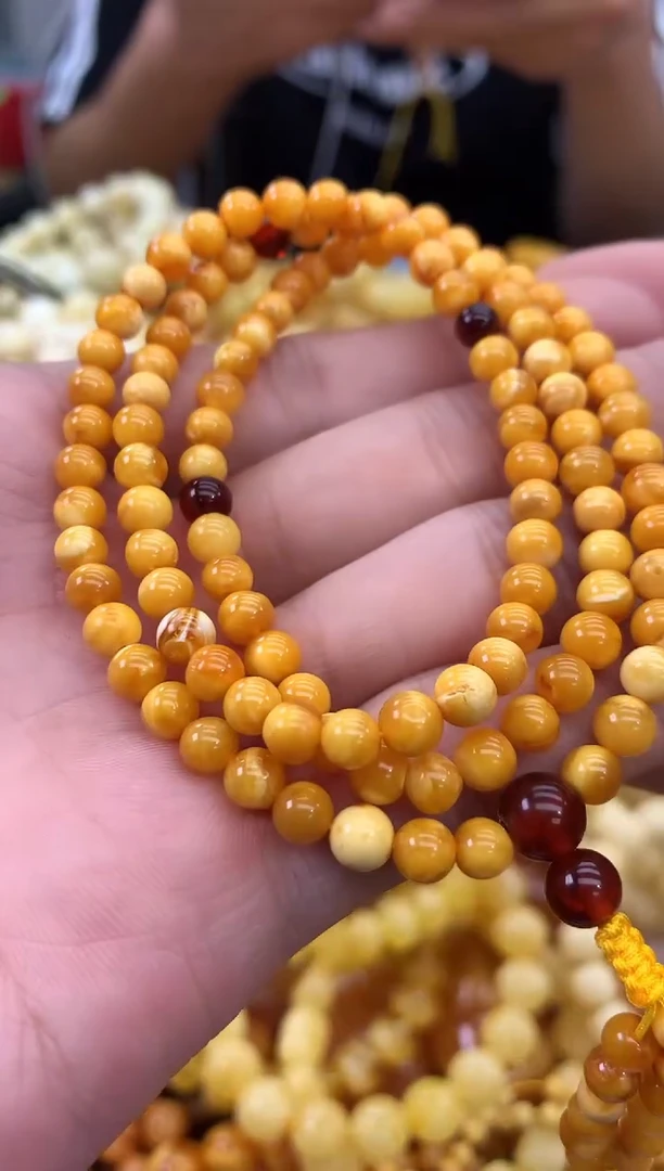 裸石蜜蜡未镶嵌链子