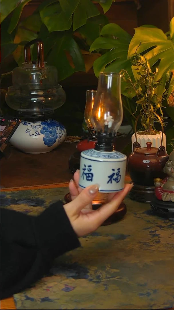 【闪购商品】景德镇陶瓷手工灯摆件