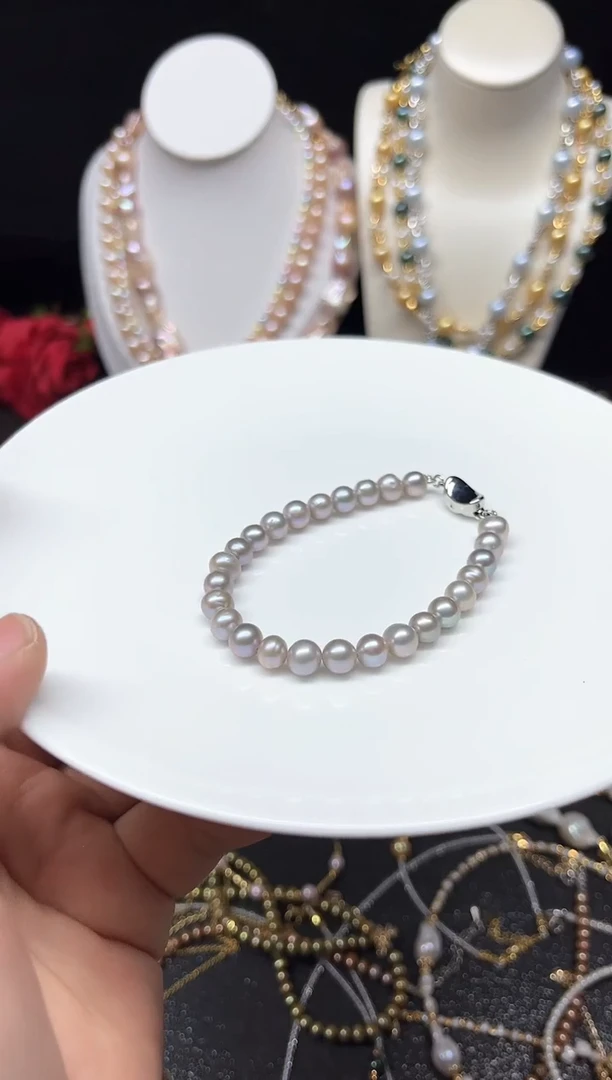 【闪购商品】淡水珍珠手链未镶嵌多人