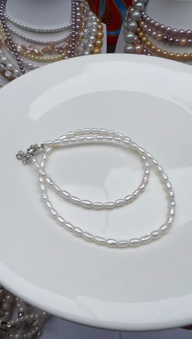 淡水珍珠未镶嵌颈饰1