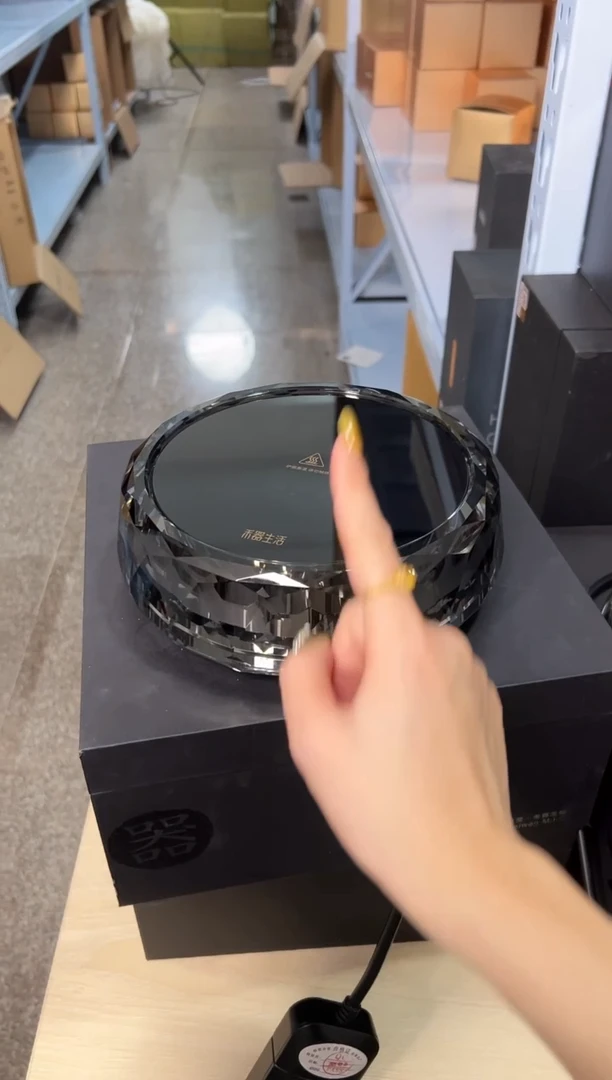 禾器璀璨水晶电陶炉圆形