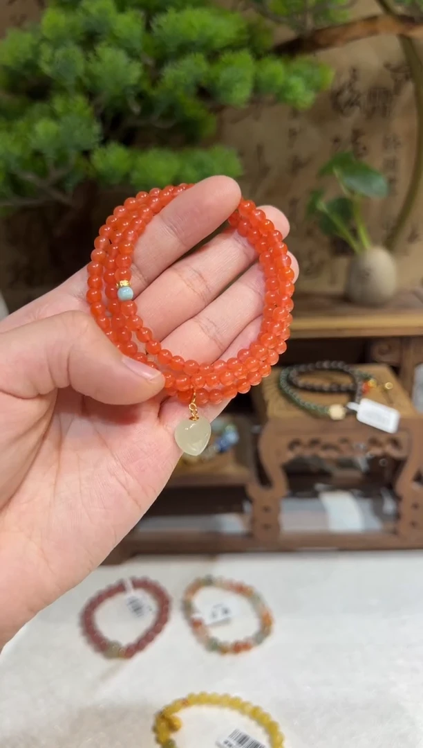 未镶嵌手链南红玛瑙手饰@@