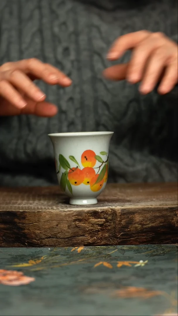 【闪购商品】杯 釉下彩手工手绘同款陶器