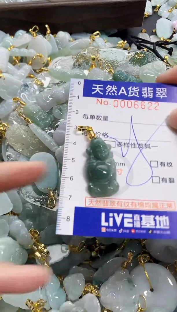 颈饰未镶嵌翡翠天然A货翡翠