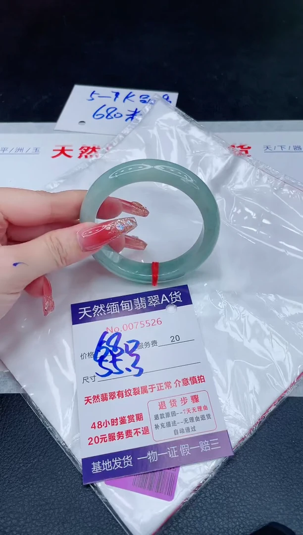 未镶嵌手镯翡翠680.00