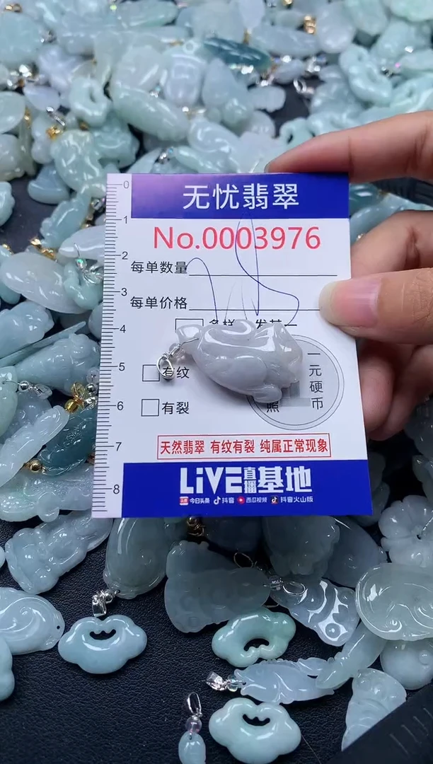 颈饰未镶嵌翡翠3976