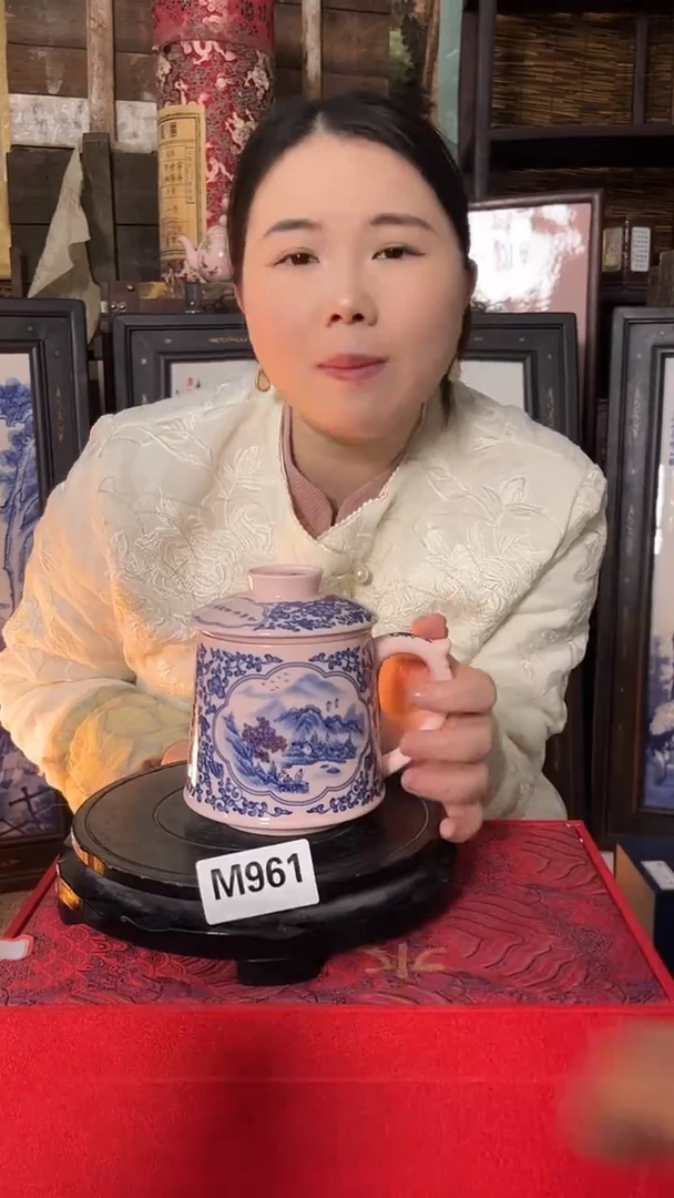 摆件陶景德镇陶瓷摆件M961