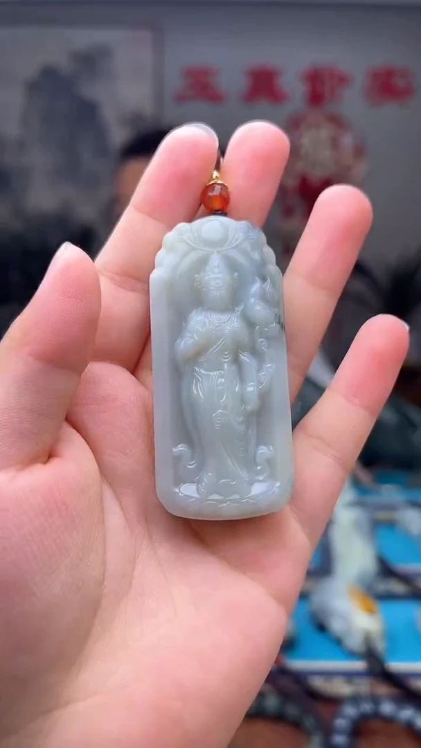 和田玉未镶嵌挂件1