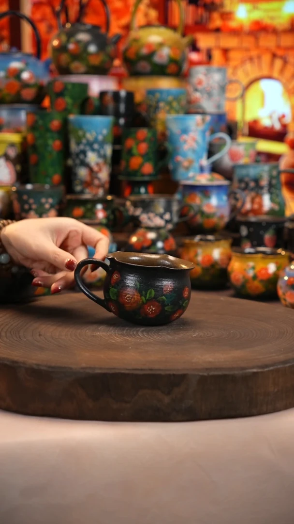 油画   釉下彩   杯子