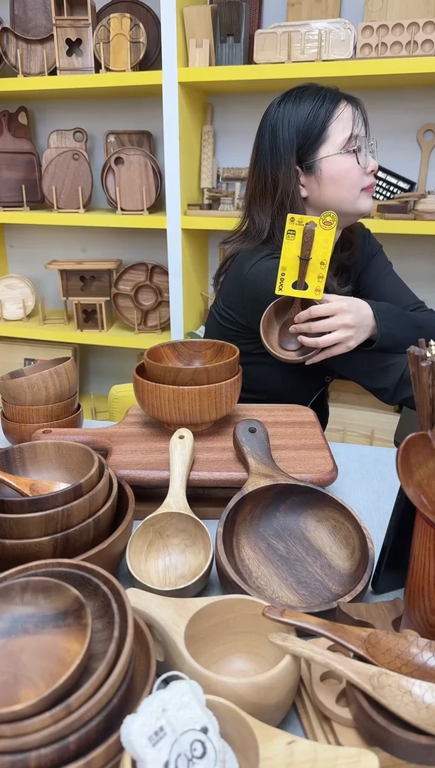 相思木碗*11鸡翅木勺子