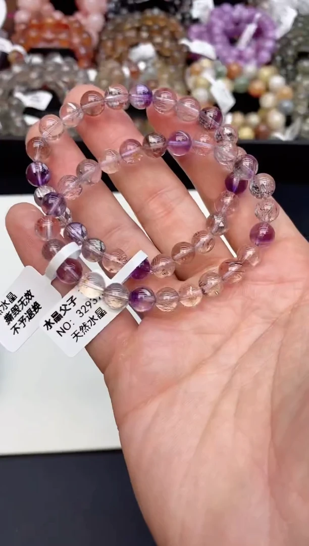 水晶手链未镶嵌A32 仙女超七 7mm+多样性发其一