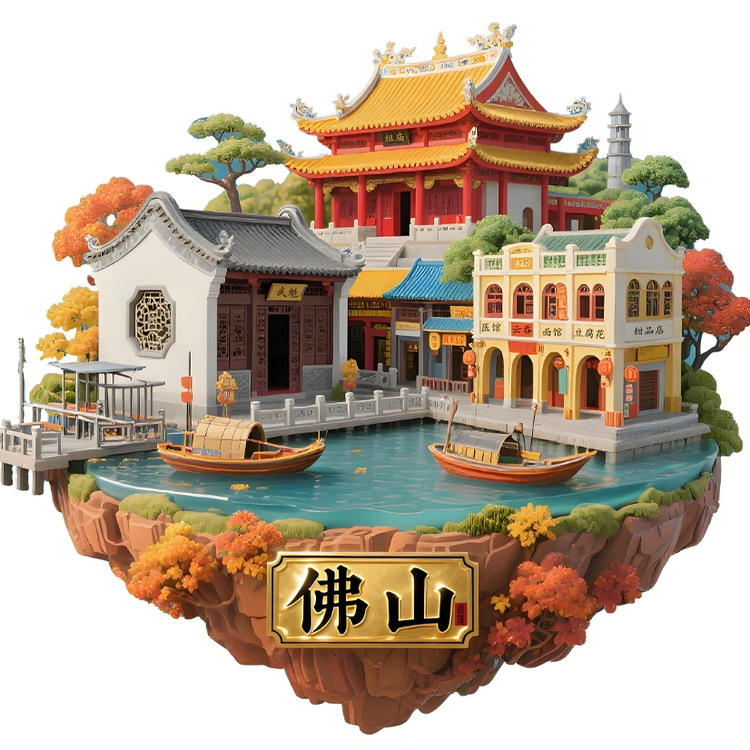 【佛山】金属冰箱贴磁贴旅游景点纪念品伴手礼送朋友家居装饰收藏礼