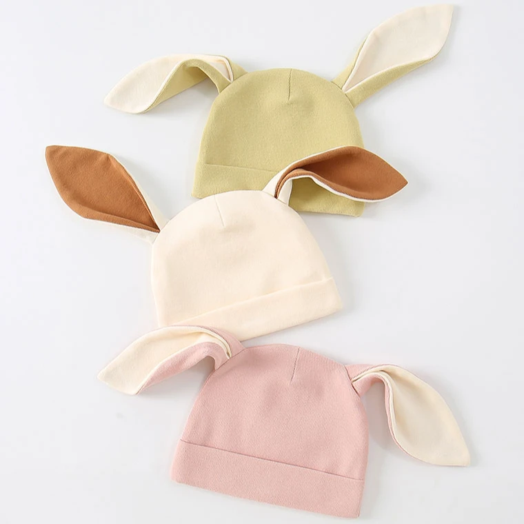 婴幼儿帽子春秋款0到3个月纯棉初生防风新生宝宝可爱冬季超萌胎帽
