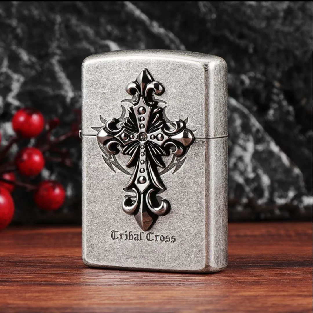 ZORRO复古十字架打火机防风创意生日礼物送男友高颜值创意打火机