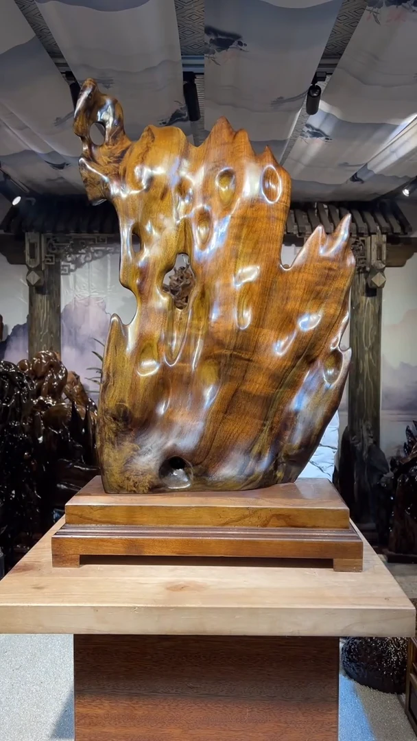 【闪购商品】金丝楠金丝楠小叶桢楠摆件 85-50-22