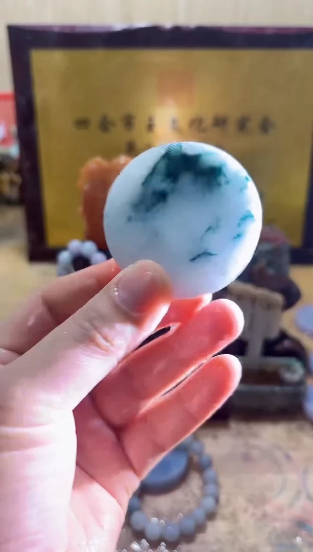 未镶嵌挂件翡翠A货常星7839