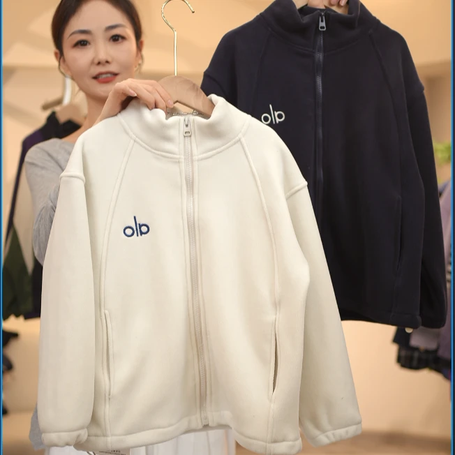双面摇粒绒秋冬外套校服儿童新款男女加绒加厚棉衣棉服亲子装W18
