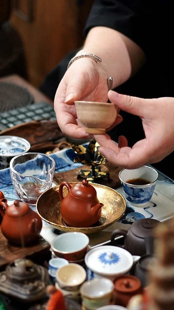 闪购11号 萩烧茶杯功夫茶道具