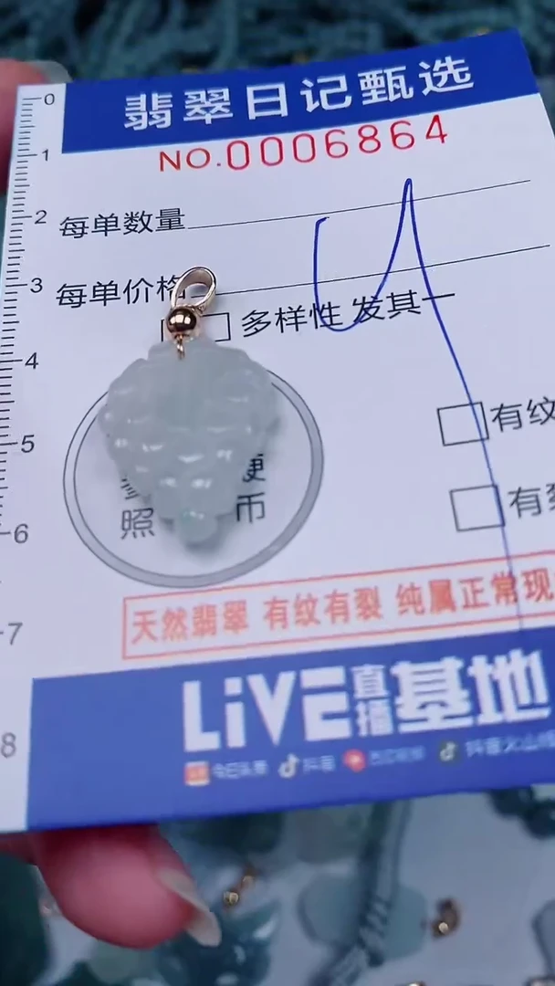 翡翠未镶嵌颈饰00006864