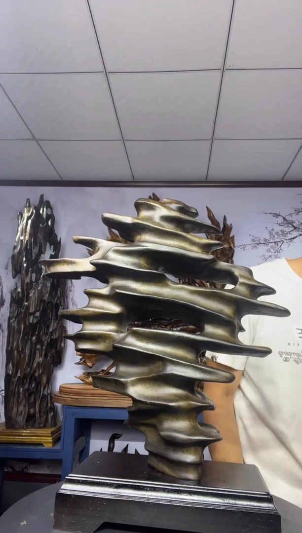 金丝楠木雕款天****3金丝楠木工艺品摆件
