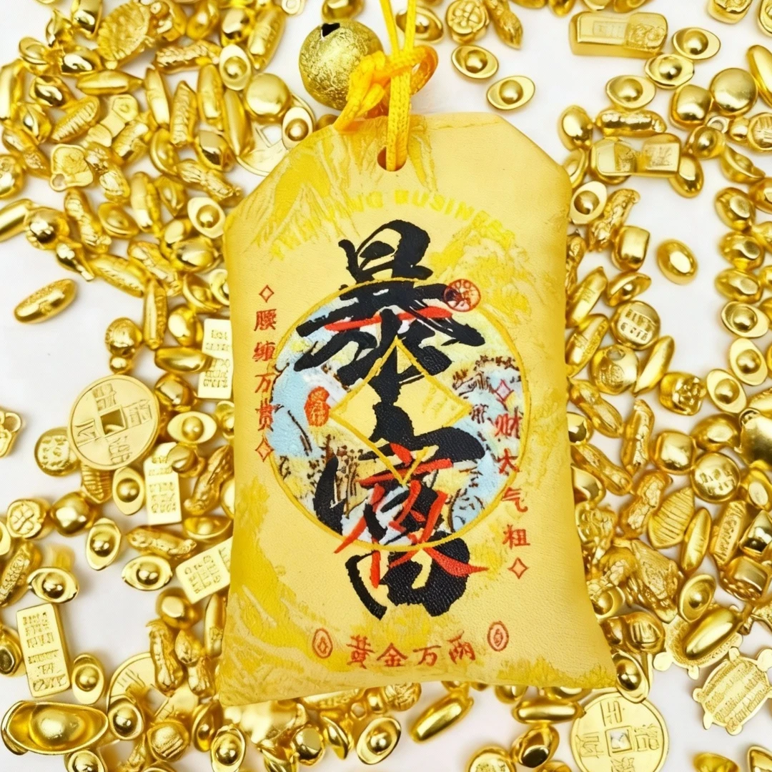 普陀山普陀阁暴富香包锦囊门前挂件车载卧室黄金挂包
