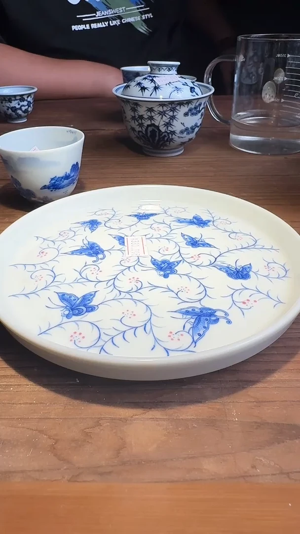 婺州窑龙窑烧制技艺全手工青花壶承