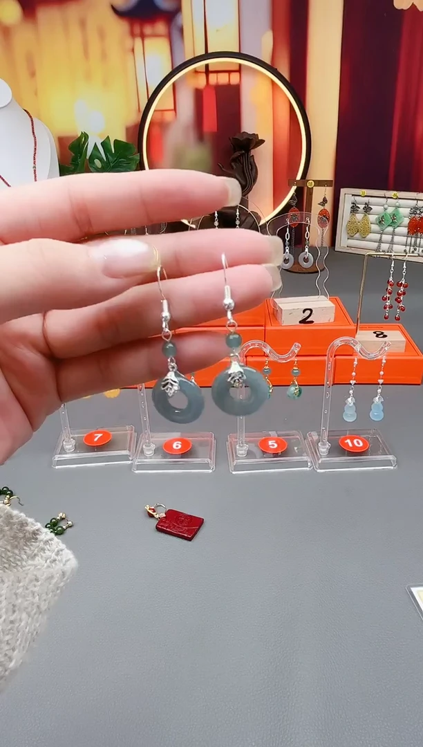 未镶嵌翡翠耳饰X34