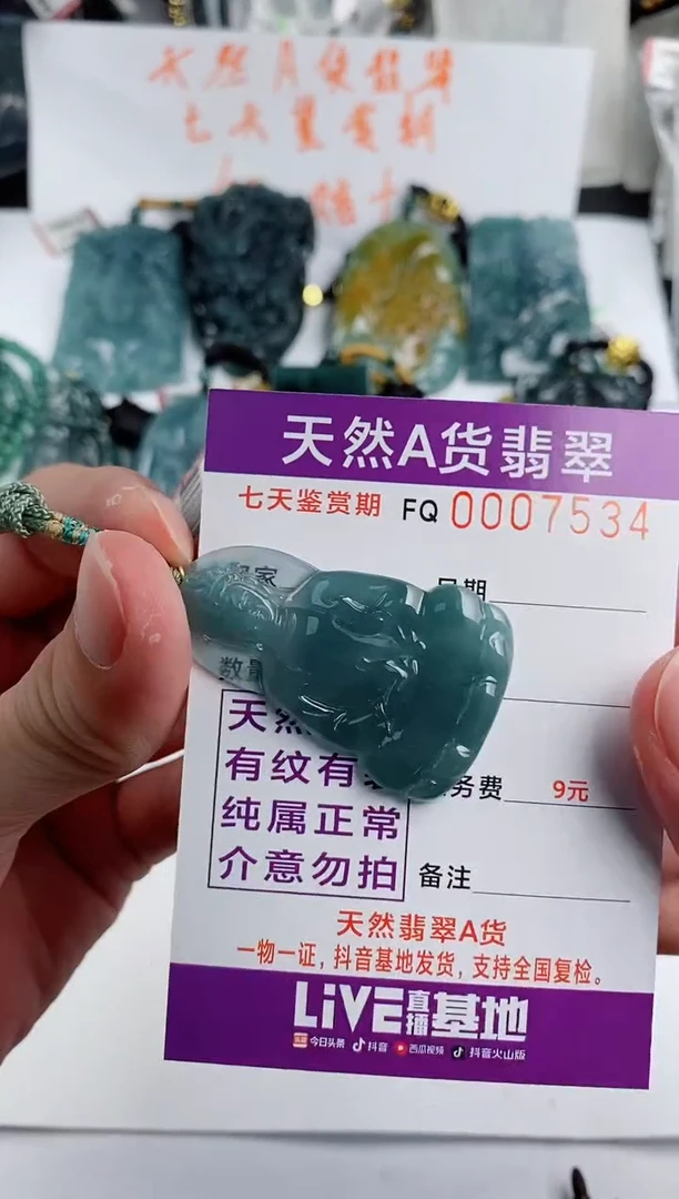 颈饰未镶嵌翡翠 多样性随机一件发货 素衣观音29.9