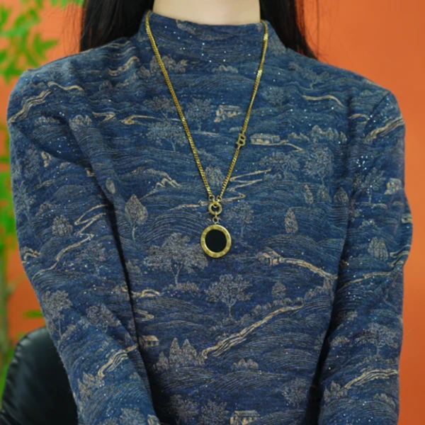 【出口原单】X2038 2025年专柜款高级亲肤打底衫显瘦弹性上衣真1218