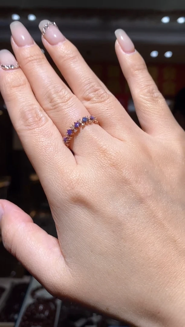 【闪购商品】苏纪石（舒俱来）戒指未镶嵌多样性发一件