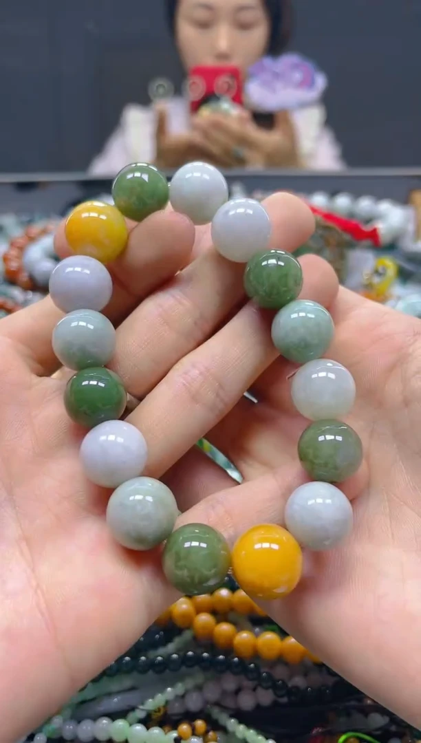 颈饰未镶嵌翡翠13MM