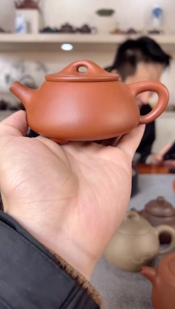 【闪购商品】紫砂茶壶石瓢 清水泥 半手工