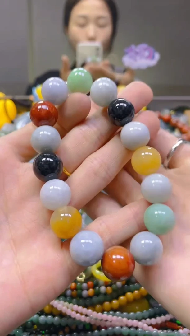 翡翠未镶嵌颈饰13MM/N/翡翠A货，一件也是批发价