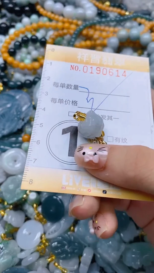 翡翠未镶嵌颈饰闪购0190614多样性发其一