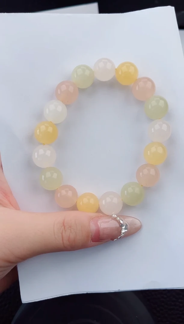 【闪购商品】石英质玉手链合金26微色差T555