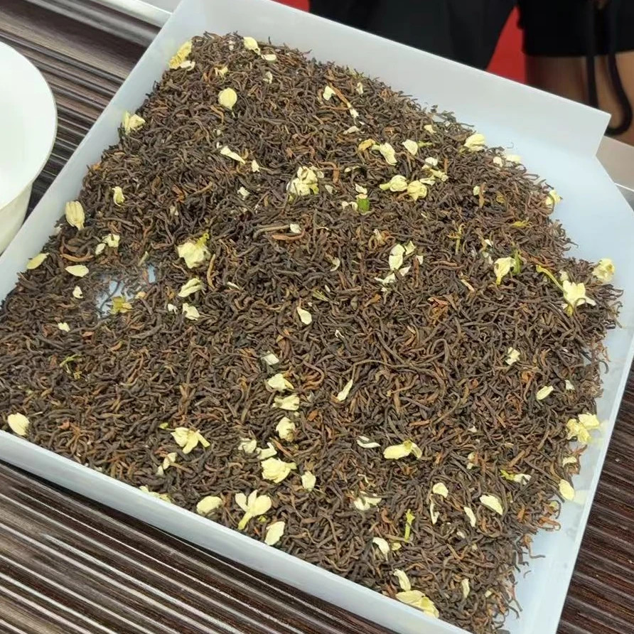 景迈山古树金芽茉莉熟茶散茶