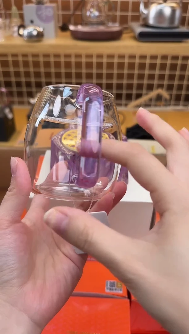 @@禾器晶彩泰然月牙浅紫色