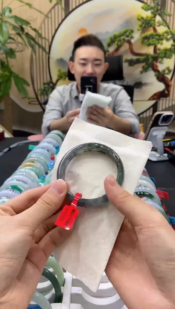 未镶嵌手镯翡翠9548