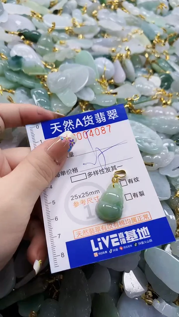 颈饰未镶嵌翡翠天然A货翡翠