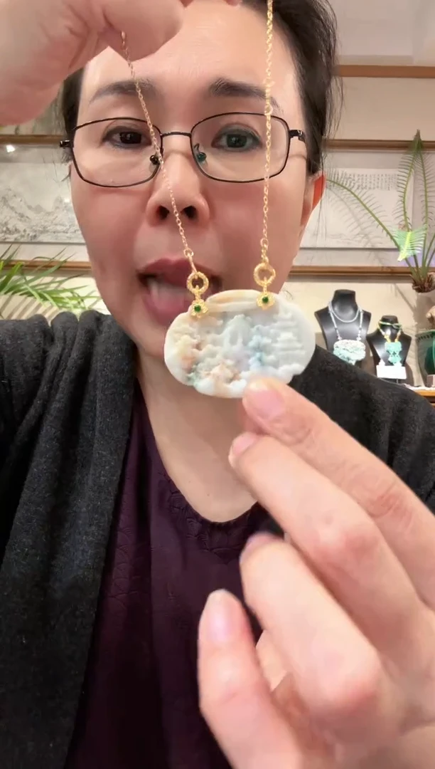 【闪购商品】翡翠颈饰未镶嵌国风