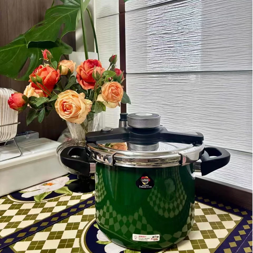出德国6.5L珐琅高压锅【灶具通用】