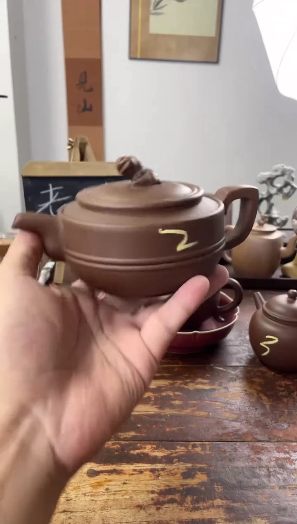茶壶紫砂南*90年代老壶工糙但泥好特拼2
