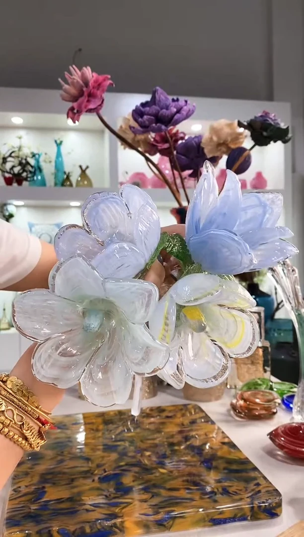 慕忆家手作琉璃花瓶