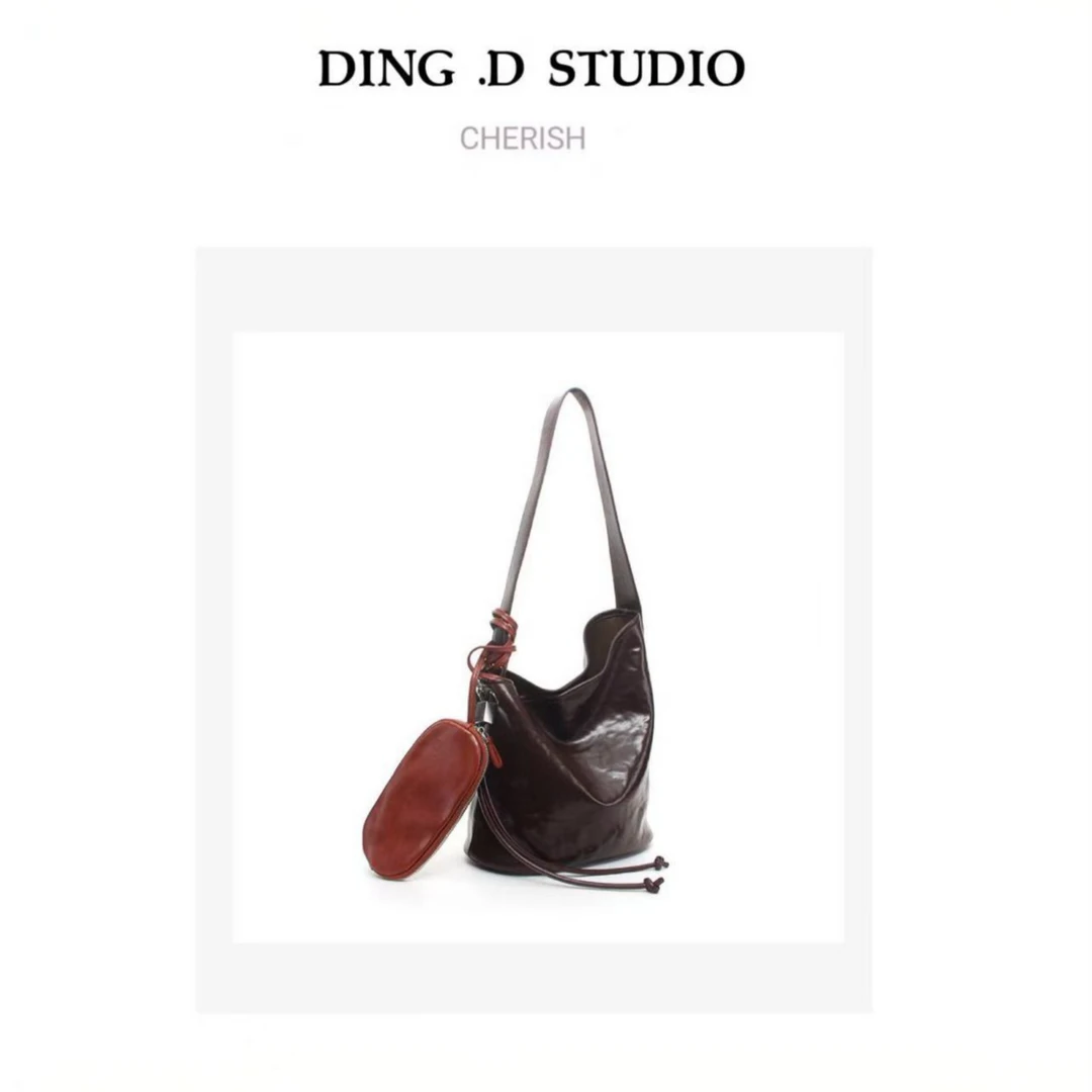 【几何桶】DING.D新品百搭简约单肩休闲时尚潮流ins女包24785