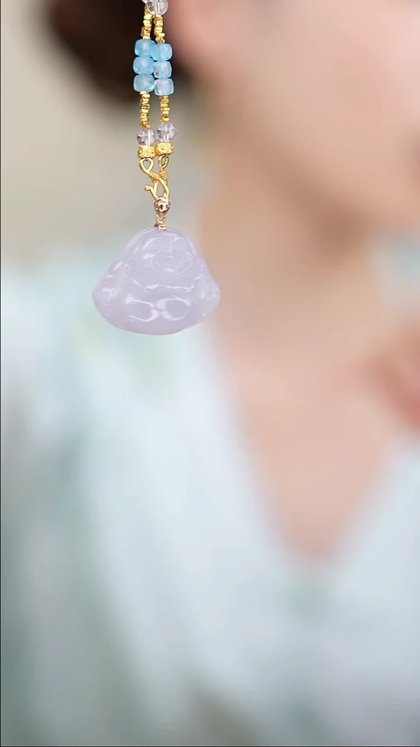 翡翠未镶嵌吊坠(不含链)佛公吊坠ZXL