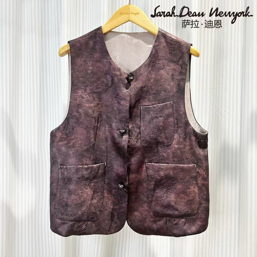 【萨拉迪恩】马夹时尚百搭中式中国风设计师款马甲