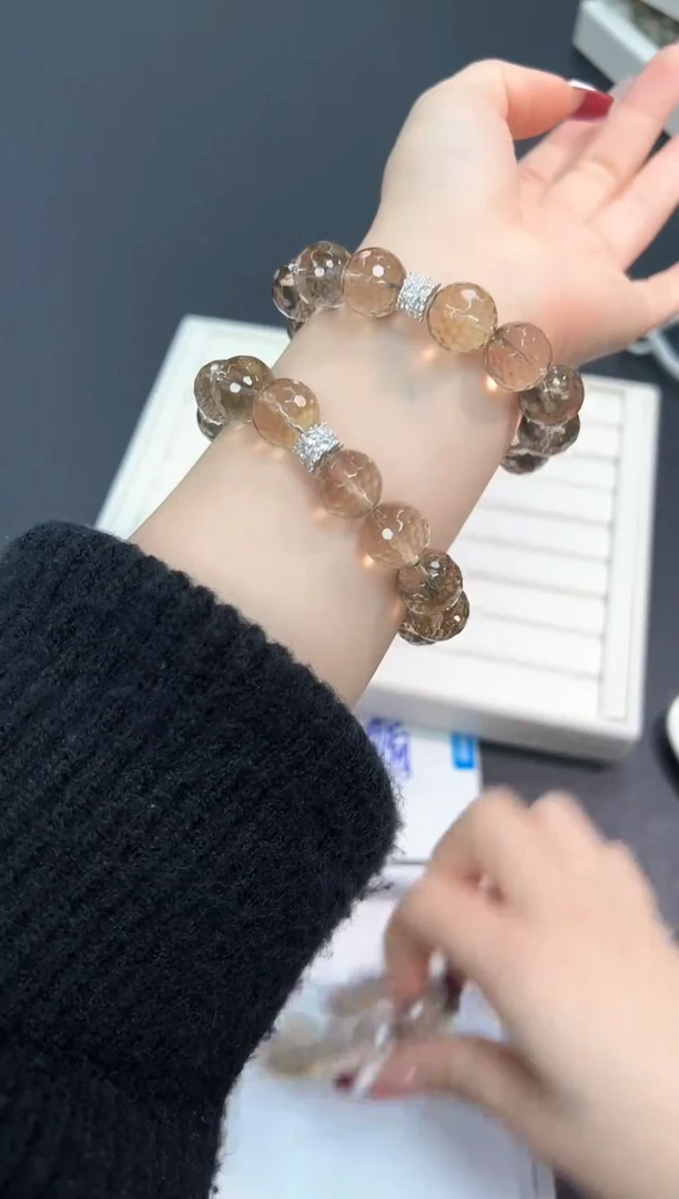 【闪购商品】水晶手串未镶嵌46r多样性发其一/1条默认微瑕