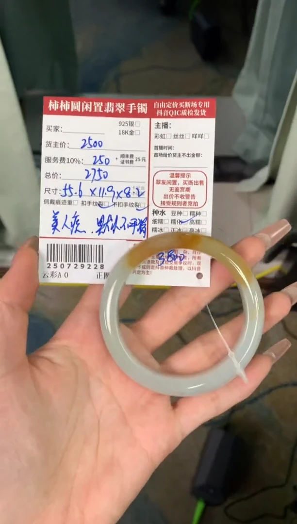 未镶嵌手镯翡翠?姐姐250729228