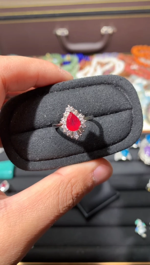 未镶嵌戒指红宝石P36【多样性发其一】