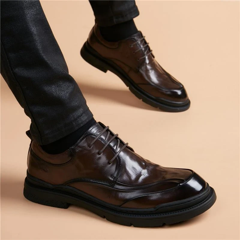 英国『设计师』力荐！男士商务休闲皮鞋潮流百搭内增高轻奢正装男鞋